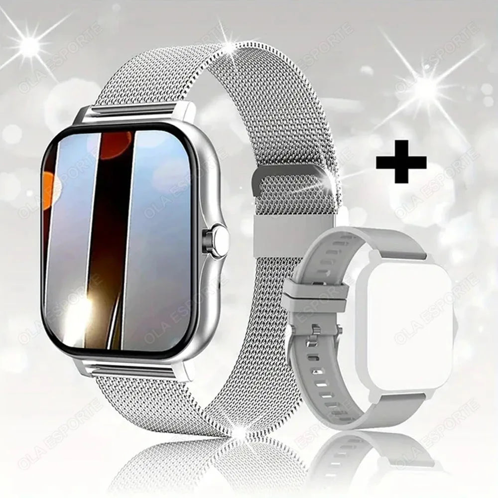 2025 nouvelle montre intelligente hommes femmes cadeaux 1.83 ''écran tactile complet Sport Fitness Tracker Smartwatch hommes BT appels numérique smarthwhatch