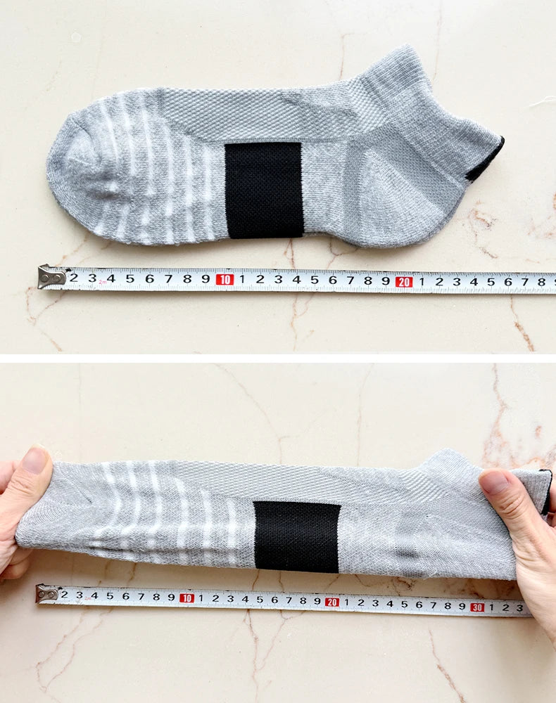 1/3 pairs of men's non-slip football socks, cotton socks, short and long tube, breathable and deodorizing sports socks, sizes 39-45