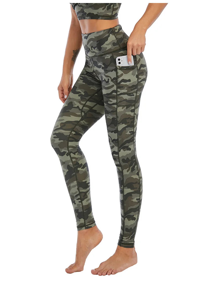 Cloud Hide – ensemble de Yoga Camouflage, vêtements de sport pour femmes, pantalons d'entraînement, Leggings, haut, soutien-gorge, chemise, costume de Fitness, S-XXL
