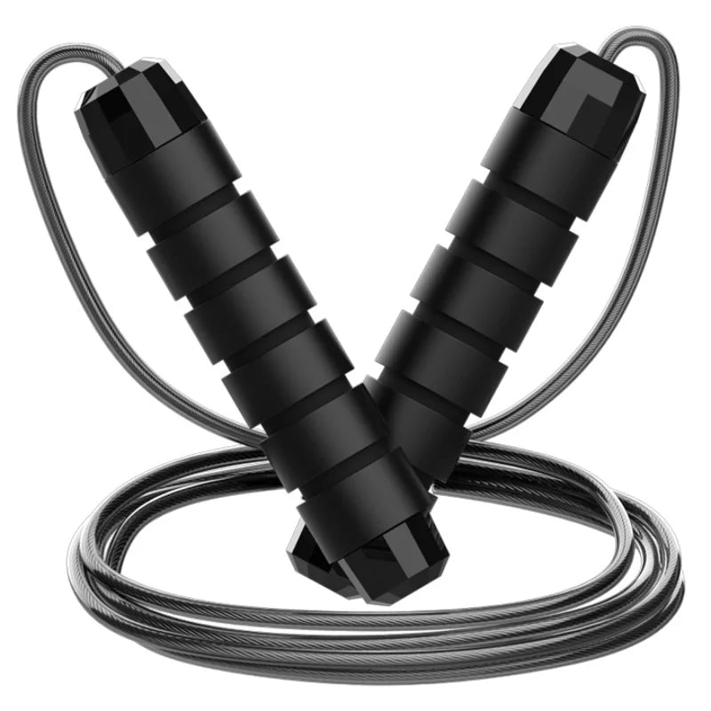 1 pièces la nouvelle corde à sauter fil d'acier exercice de saut réglable saut Fitness entraînement entraînement équipement de Sport à domicile sans enchevêtrement