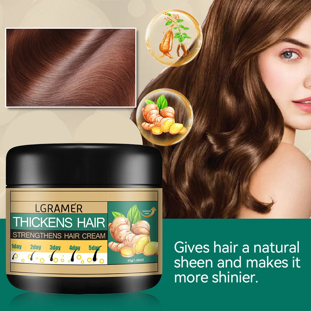 Le revitalisant capillaire au gingembre améliore la sécheresse et le ramification nourrit et renforce les racines des cheveux, hydrate les follicules pileux, unisexe