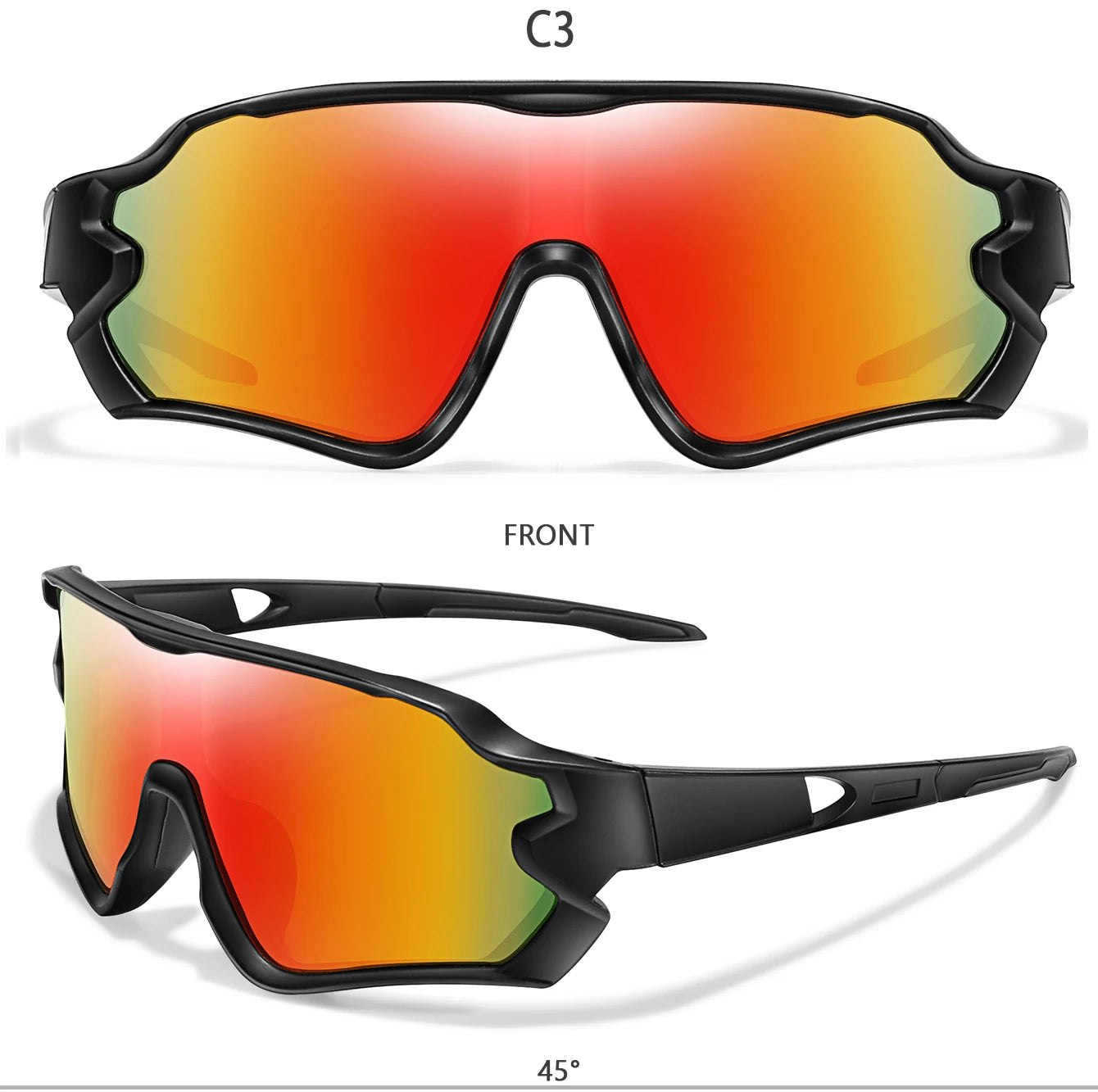 Enfants Sports de plein air 3-8 ans garçons et filles équitation enfants cyclisme lunettes de soleil UV400 Camping lunettes pêche vélo lunettes