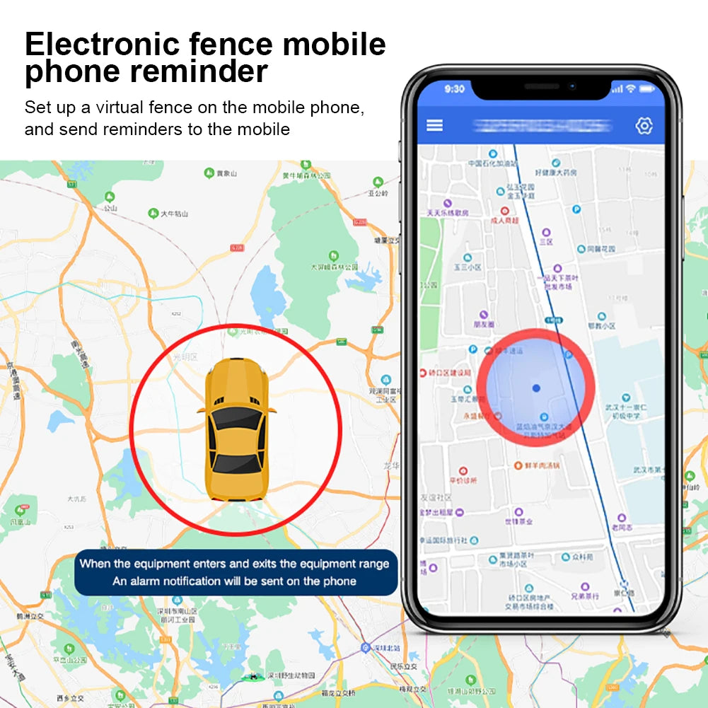Mini magnetic GPS tracker for cars, motorcycles, and trucks; real-time tracking locator; vehicle anti-loss device; bath