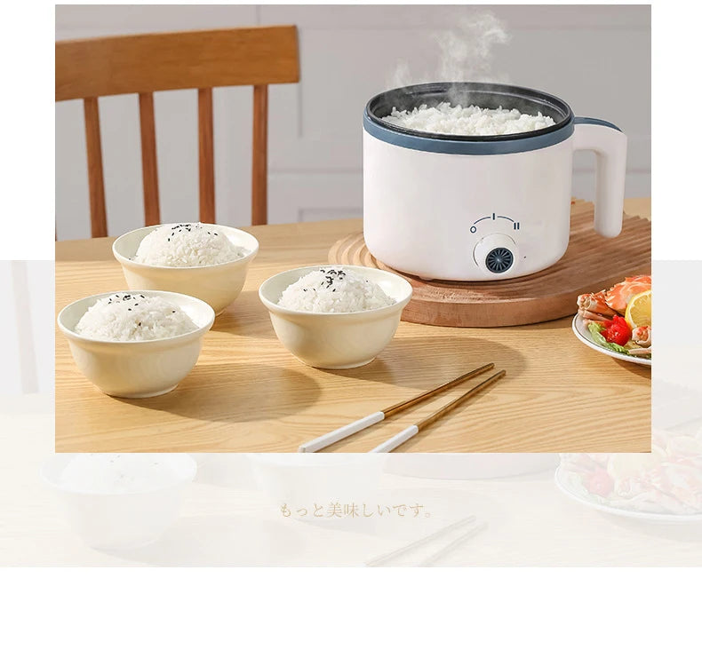 Cuiseur à riz électrique multicuiseur Pot multifonction Mini marmite poêle soupe appareils ménagers pour les Pots de cuisine offres 1-2 personnes