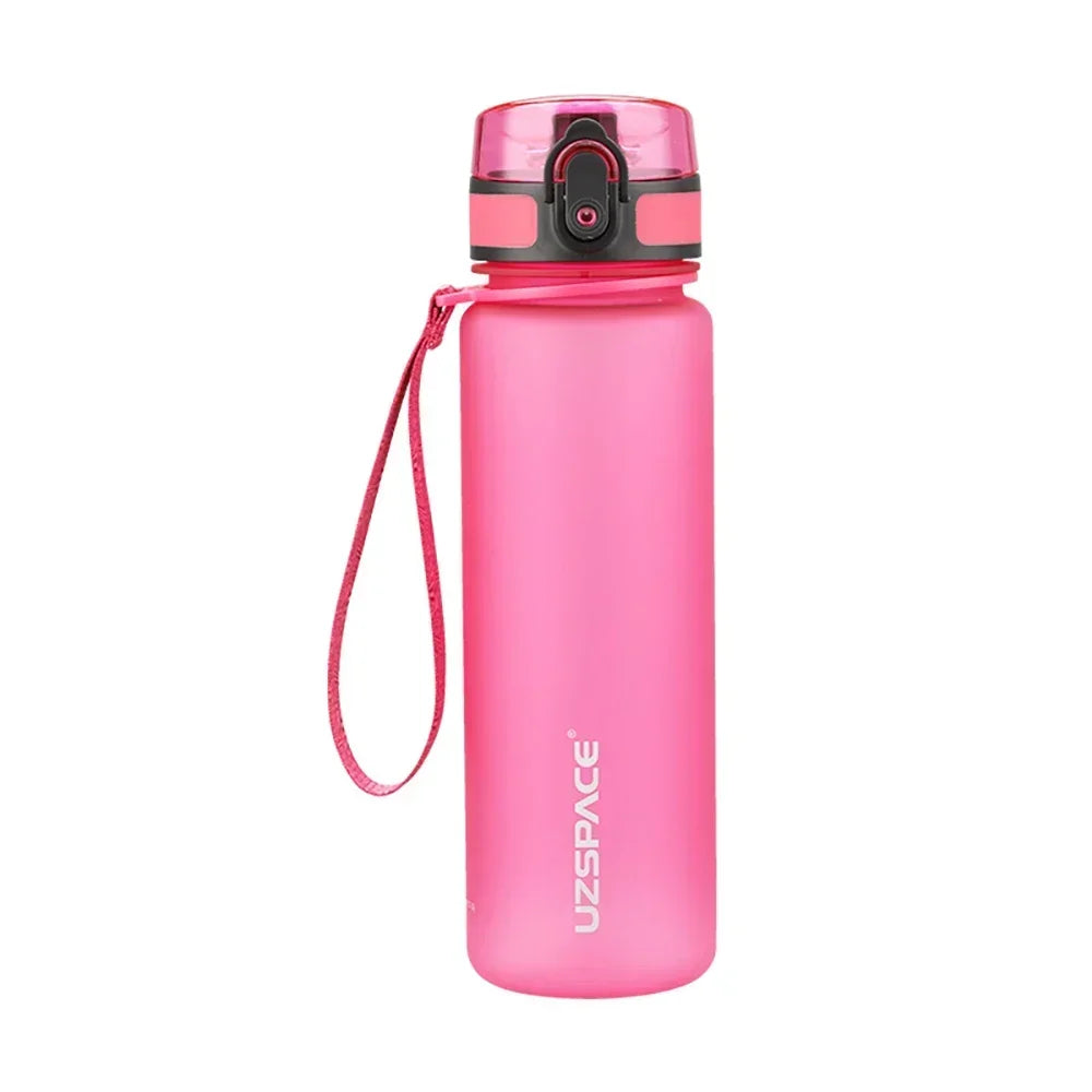 Bouteille d'eau portable sans BPA pour enfants et adultes, haute qualité, 500ml, 1000ml, cuillère à soupe de sport, clics amicaux, HI