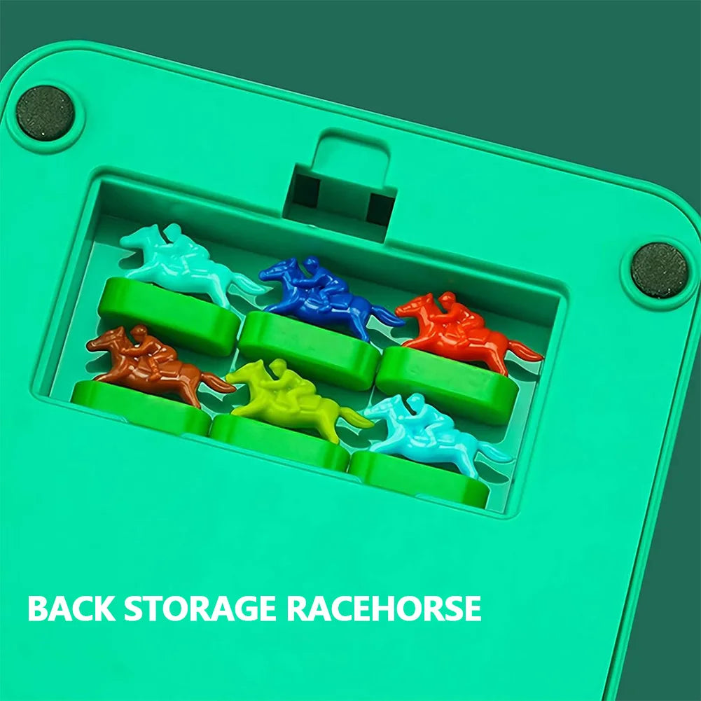 Jeu de société de course de chevaux électronique, jeu de bureau, ensemble de machines de course de chevaux, jouet coule pour fête de famille, batterie 62