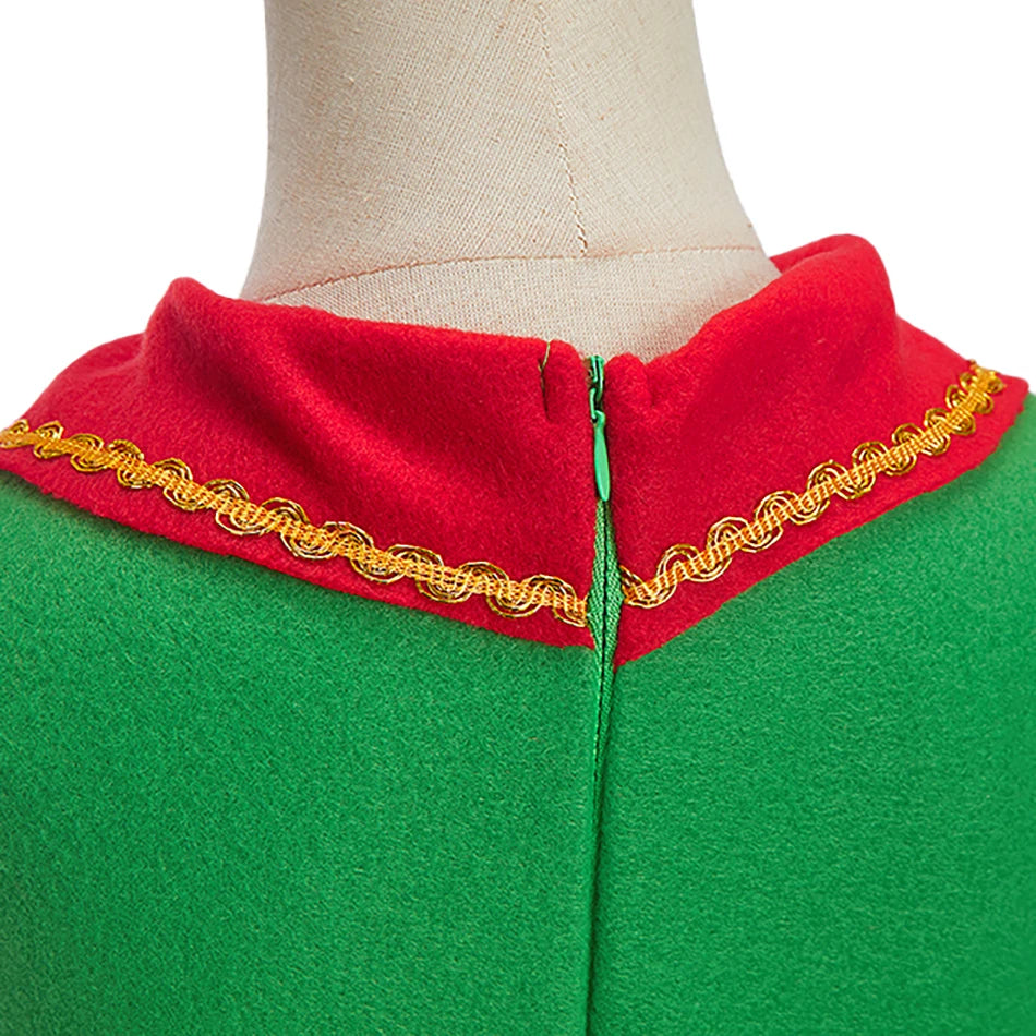 Ensemble de vêtements de Noël pour enfants et adultes, chapeau en Y, ceinture, vêtements de Noël pour enfants, tenue d'anniversaire pour bébé garçon et fille, costume d'elfes