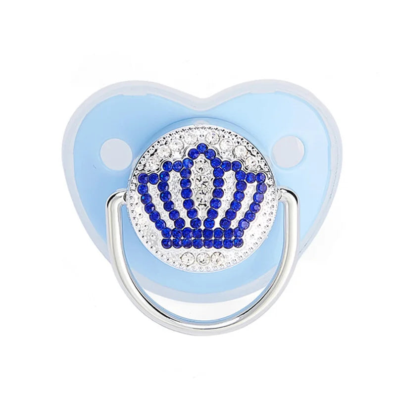 Nouveau bébé sucette sans BPA nouveau-né factice sucette enfant en bas âge infantile Silicone sucettes noir doré Bling mamelon bébé garçon filles cadeau