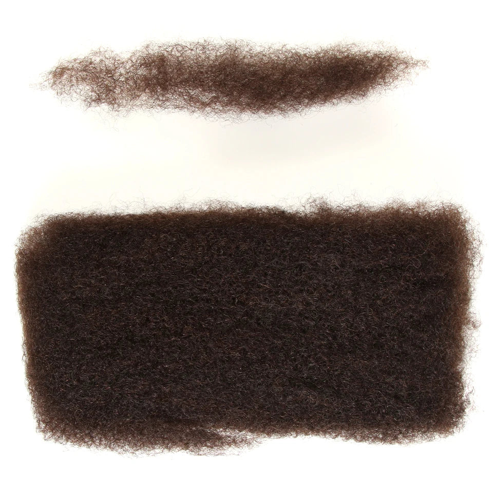 Tresses torsadées de couleur naturelle QVR, cheveux brésiliens Remy sans trame, Afro crépus, en vrac, pour tressage, 1 paquet de 50 g/pièce