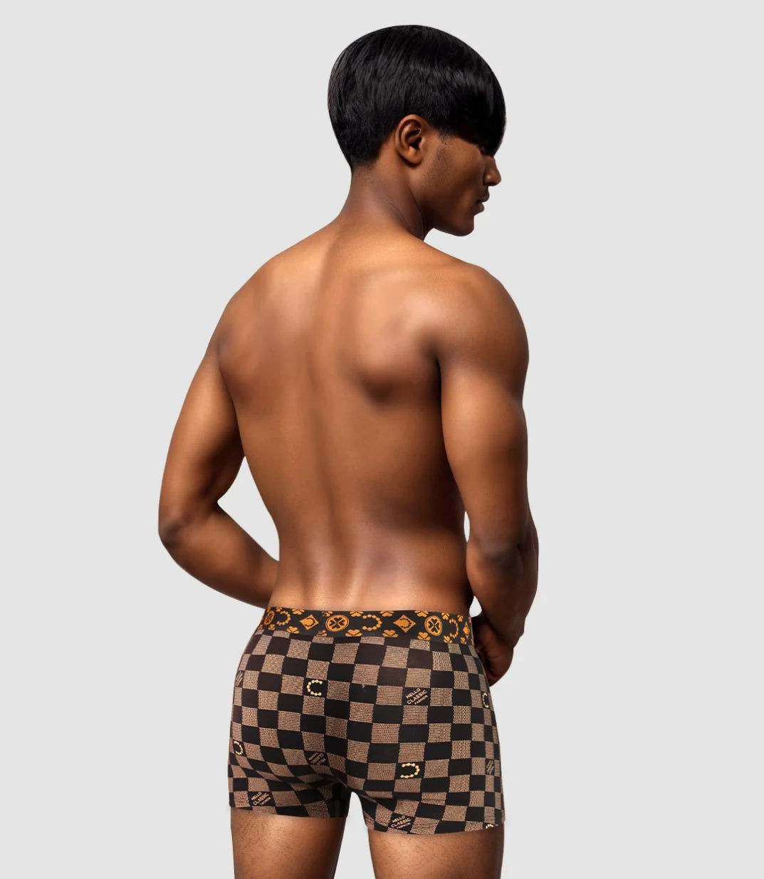 4-Piece Men's Underwear Set: Sexy Antibacterial Breathable Printed Boxer Shorts, New Style Slim Fit Flat Wedge Briefs