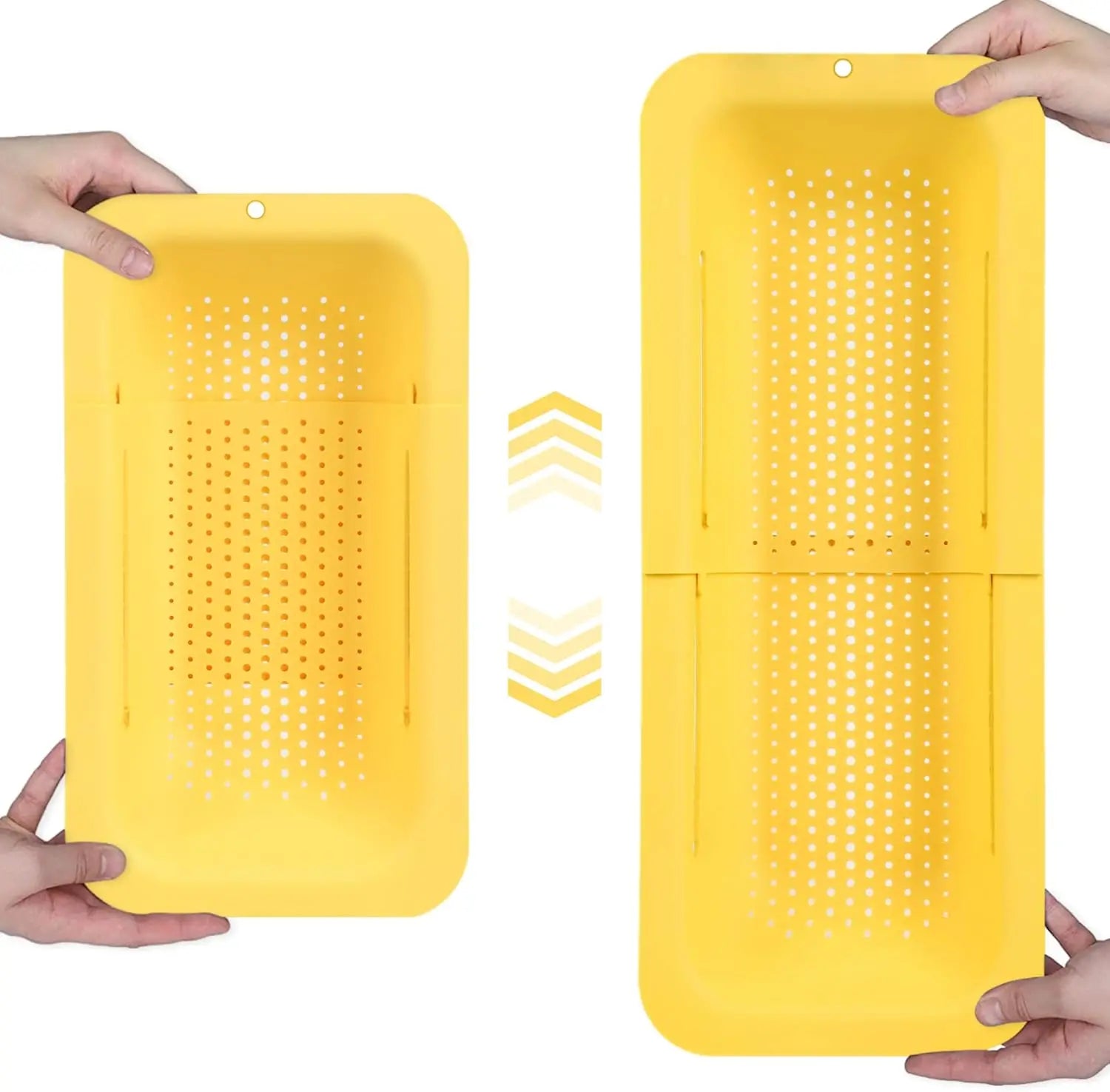 Passoire extensible pour évier, panier de lavage, égouttoir, vaisselle sèche, légumes, pâtes, ustensile de cuisine, outil essentiel pour la maison, gris