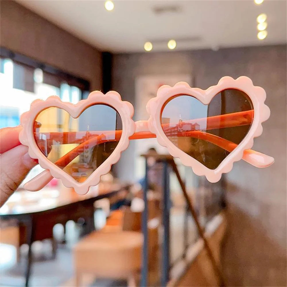 Lunettes de soleil pour enfants, rétro, couleur unie, résistantes aux ultraviolets, rondes, pratiques, vente en gros