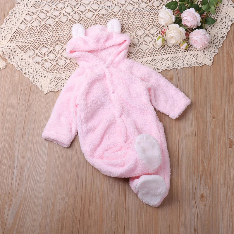 Humor ours automne dessin animé Style hiver à manches longues bébé garçons filles barboteuses enfant en bas âge enfants combishort combinaisons bébé vêtements