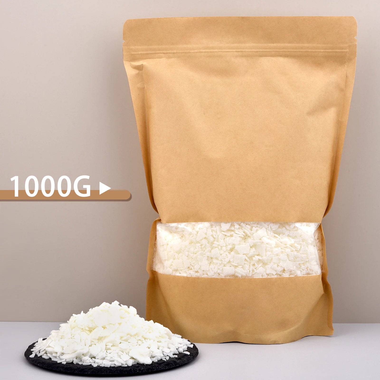 Flocons de cire de soja naturelle, 100/500/1000g, pour bricolage, bougies artisanales faites à la main, bougies parfumées sans additif, Kit de fabrication de matières premières