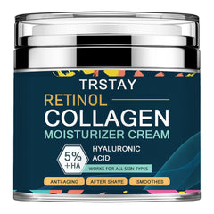 Crème hydratante visage homme, crème collagène visage à l'acide hyaluronique jour et nuit nourrissante et hydratante pour homme (50 ml 1.