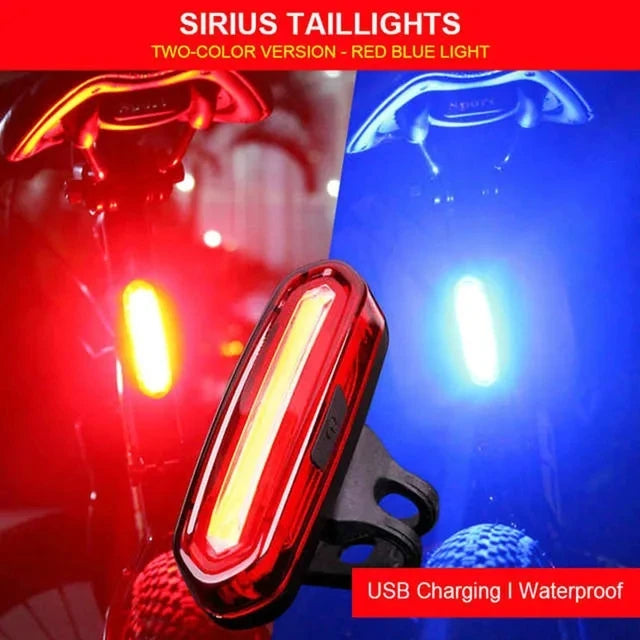 Feu arrière de vélo rechargeable par USB, LED rouge lumineuse, adapté à n'importe quel vélo/casque, facile à installer pour la sécurité du cyclisme