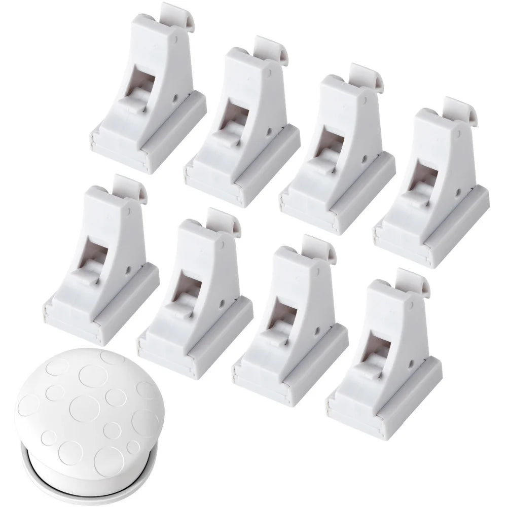 Serrure de sécurité magnétique pour bébé, porte d'armoire à tiroirs auto-adhésive, limiteur magnétique à Induction Invisible, serrure d'armoire de Protection pour bébé