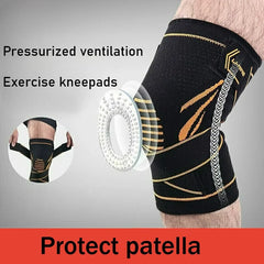 Genouillères de course, support de prévention des blessures rotuliennes pour hommes et femmes, genouillères chaudes et respirantes pour l'escalade au basket-ball