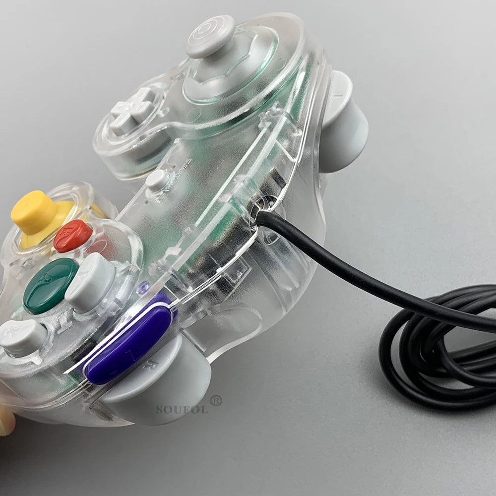 Joystick portatif filaire pour contrôleur NGC, pour nintendo pour manettes Gamecube, accessoires de jeu, livraison directe
