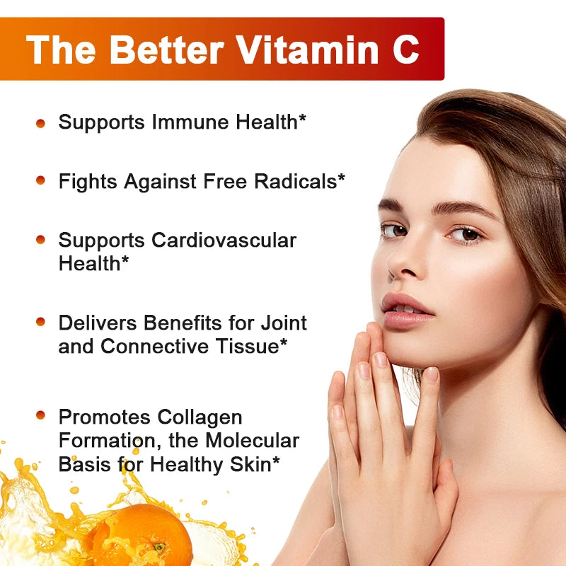 Supplément liposomal à la vitamine C – Vitamine C facilement absorbante et soluble dans les graisses, antioxydant, soutient le système immunitaire, favorise la santé de la peau