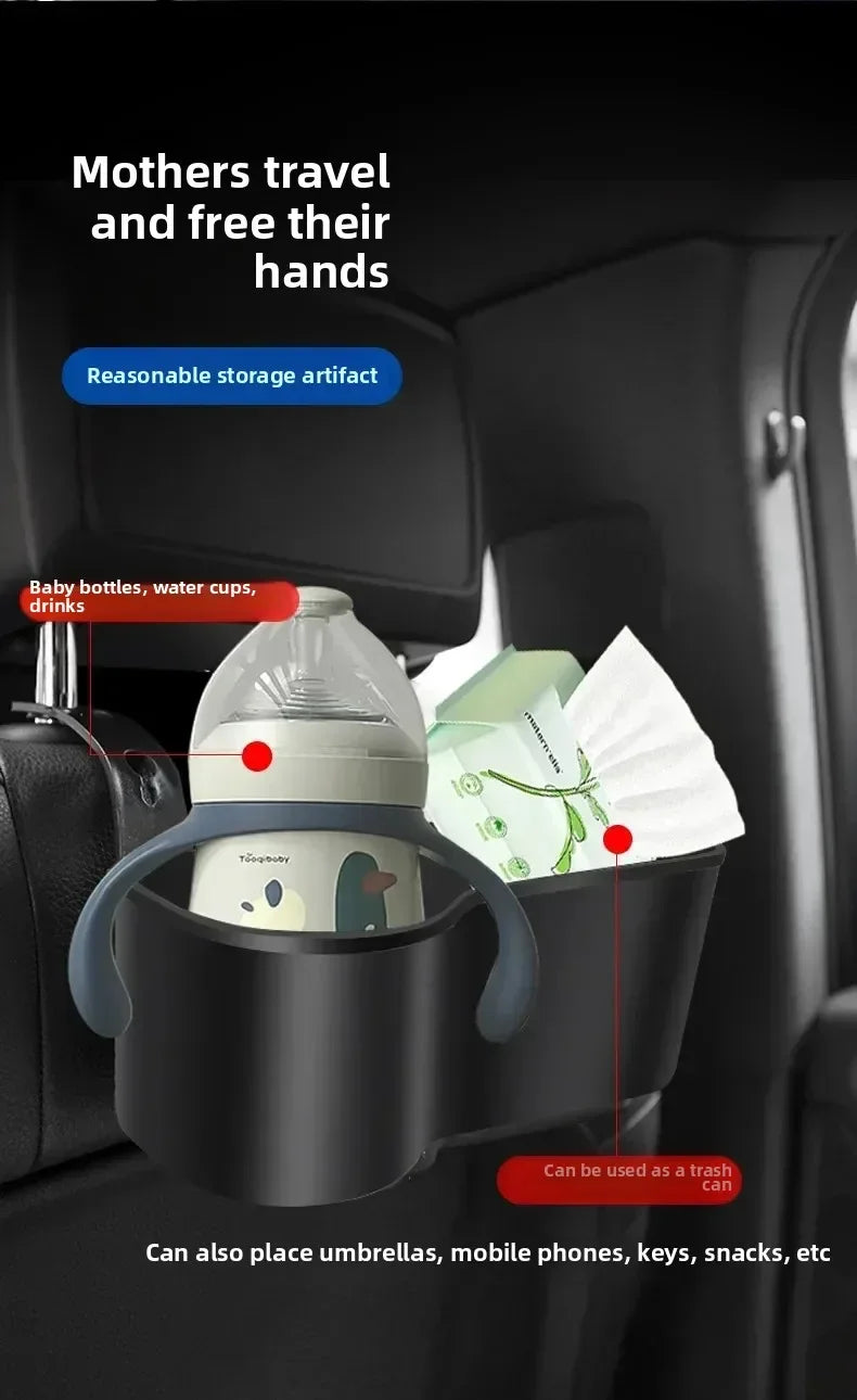 Porte-gobelet de voiture, appui-tête multifonctionnel, support arrière de siège, stockage de boissons de véhicule, support de téléphone automatique, accessoires de rangement de siège de voiture