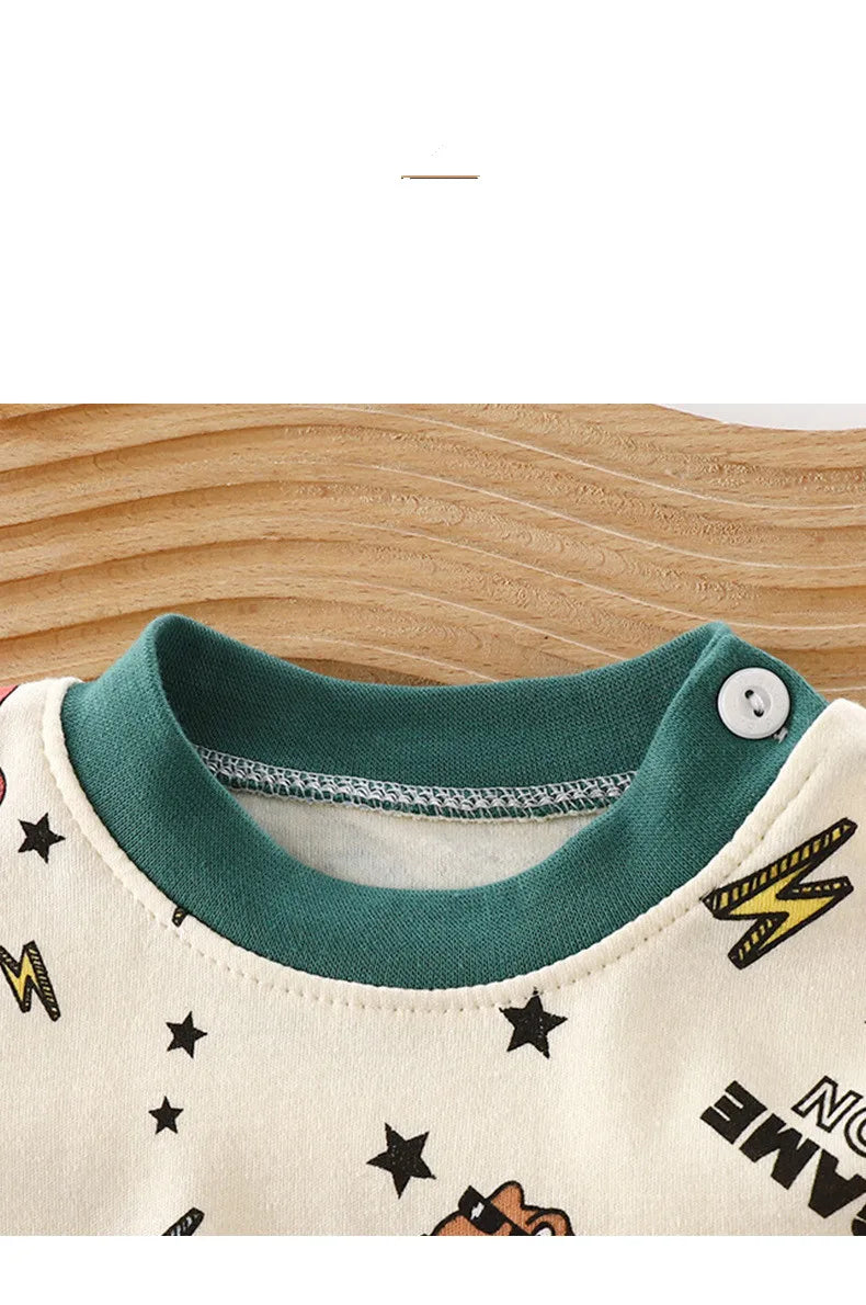 Vêtements pour enfants ensembles pour enfants vêtements pour enfants garçons filles coton automne hiver vêtements pantalons vêtements de nuit sous-vêtements