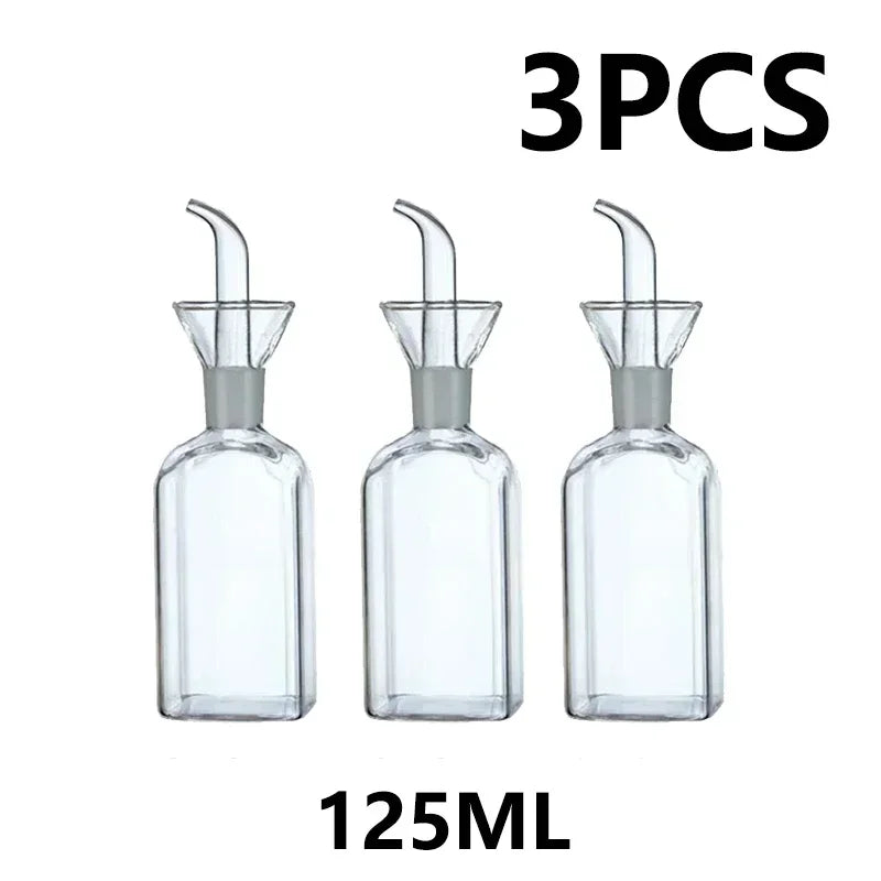 Pot d'huile en verre à haute teneur en Borosilicate, Pots d'huile et de vinaigre anti-fuite pour la cuisine, Pot de Sauce soja, réservoir d'huile, bouteille d'huile d'assaisonnement