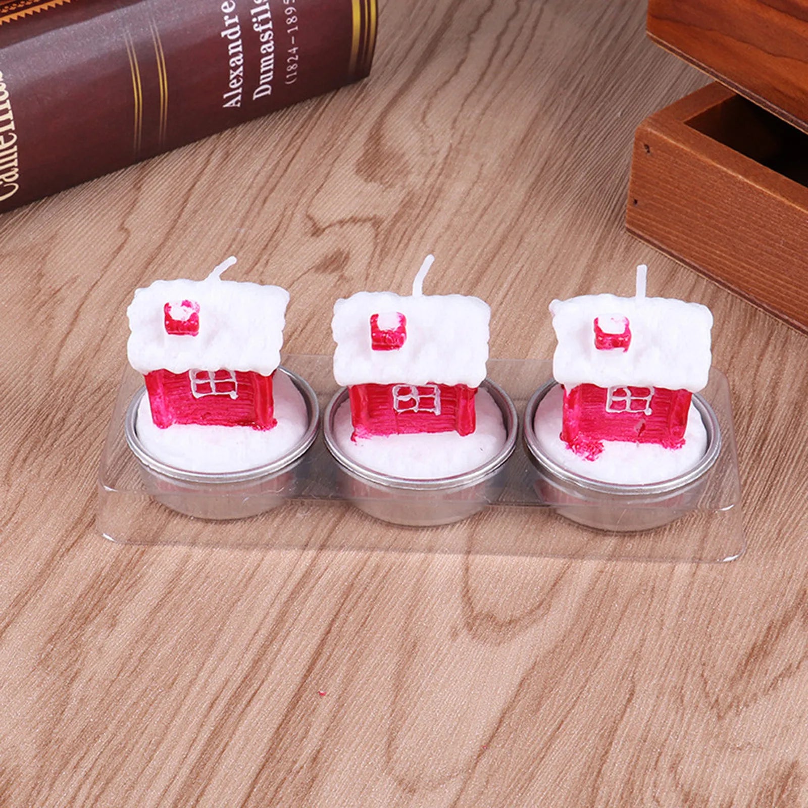 Bougie parfumée pour arbre de noël, faite à la main, père noël, bougies mignonnes en cire de soja, bonhomme de neige, bougies de mariage, décoration de la maison, cadeaux de fête de noël