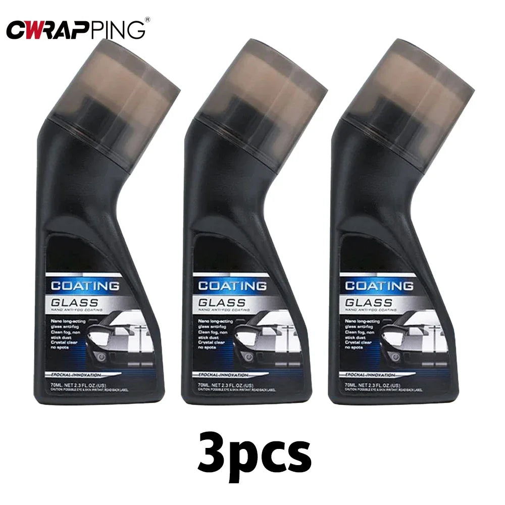 Agent Anti-buée pour moto, essuie-glace pour lentille de casque, rétroviseur, liquide en verre, Spray répulsif pour pare-brise, accessoires de voiture