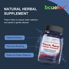 Bcuelov - Diuretic Weight Loss Supplement, capsules that help eliminate excess water, bloating, edema, promote healthy urine, and cleanse