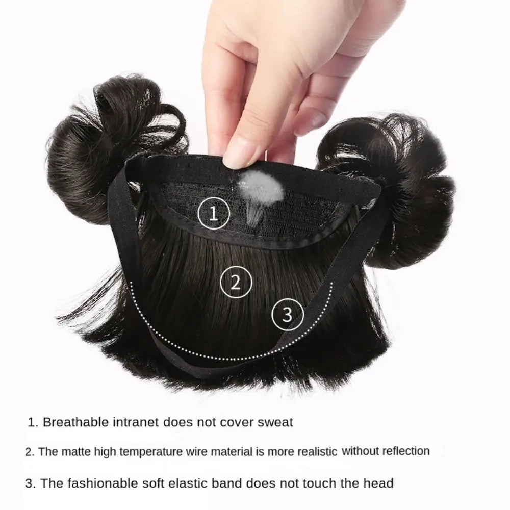 Perruque de bébé frange bandeau accessoires de cheveux pour enfants premier anniversaire de bébé photographie style accessoires de cheveux cadeau