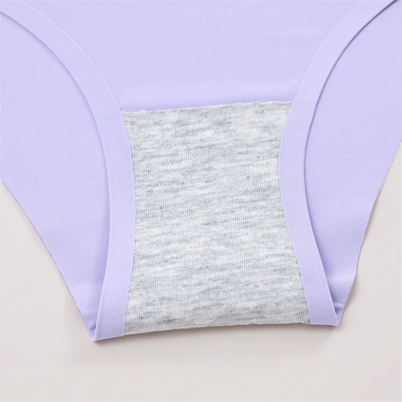 3 pièces/ensemble femmes culottes Sexy sans couture sans Trace sous-vêtements taille basse slips 9 couleurs unies respirant intimes Lingerie Ultra mince