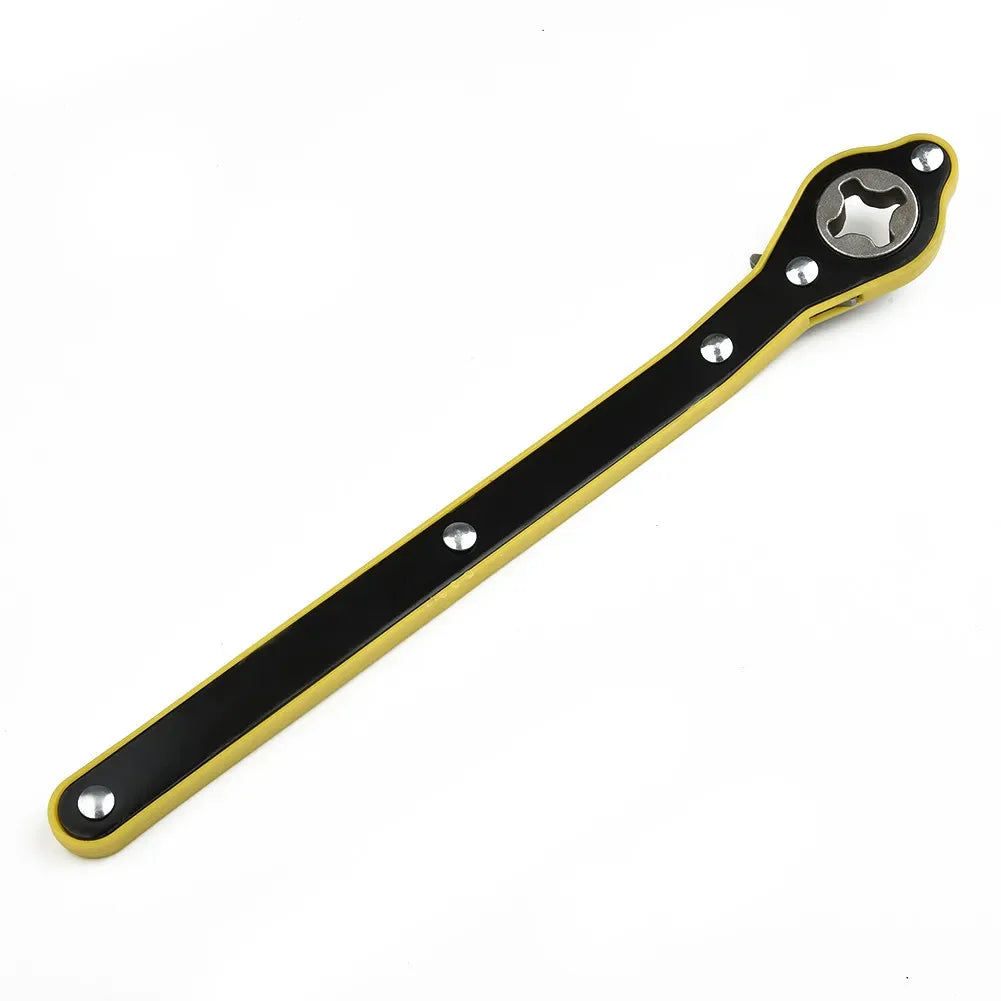 Clé à cliquet pour cric de voiture, ciseaux de voiture permettant d'économiser du travail, clé à cliquet pour pneu, clé à cosse de roue, outil de réparation manuel en acier à haute teneur en carbone