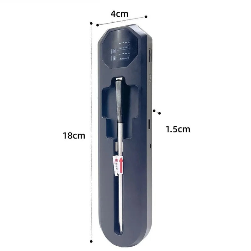 Thermomètre numérique pour cuisine thermomètre à viande sans fil Bluetooth IP67 thermomètres à affichage étanche pour griller BBQ alimentaire