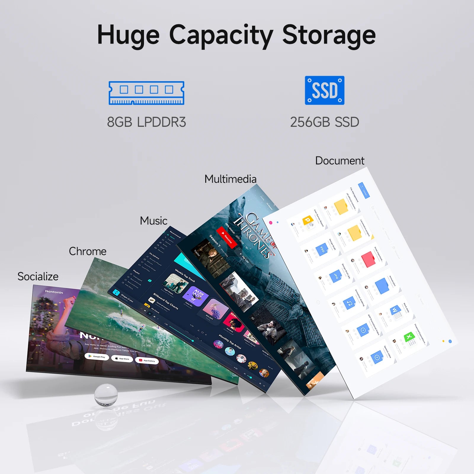15,6 pouces ordinateur portable J3710 8GB RAM 256GB SSD Windows 11 pour les étudiants et les affaires