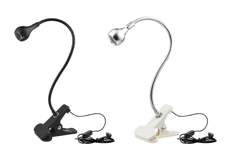 Lampe de bureau à clipser LED 360 ° Table de lecture à col de cygne Flexible, lumière de lecture pour étude, soins des yeux, pince USB, livres, éclairage nocturne