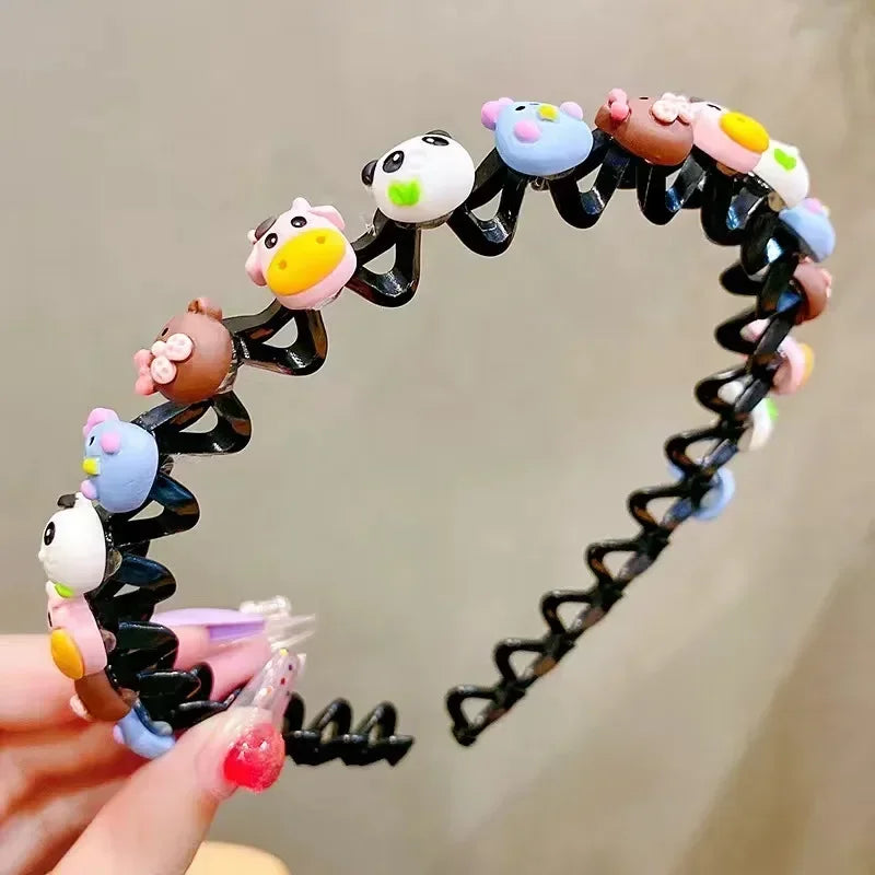 Accessoires de cheveux pour filles cravates bandeaux bande Bandeaux Scrunchie Bandana mode Haarband coréen diadème Cheveux Fille enfants mignon