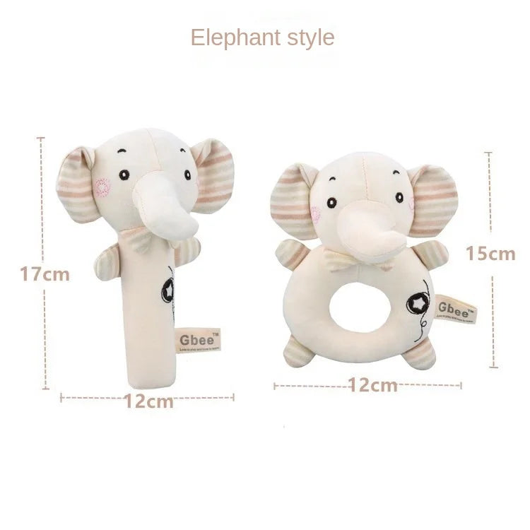 Hochets pour bébé doux dessin animé mignon en peluche animaux hochets jouets enfant clochettes éducatives doux enfant en bas âge bébé confort jouets игрушки для