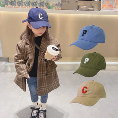 Casquette de Baseball pour enfants, chapeaux pour filles et garçons, réglables 50-54cm, protection solaire pour bébé, Hip Hop, lettre brodée, casquettes décontractées pour enfants, nouvelle collection