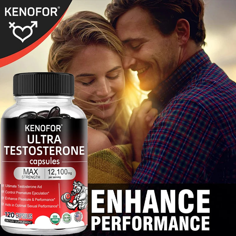 Supplément de force masculine, 12100mg par portion, soutient l'énergie, l'endurance et la force, isole la fatigue, augmente la masse musculaire