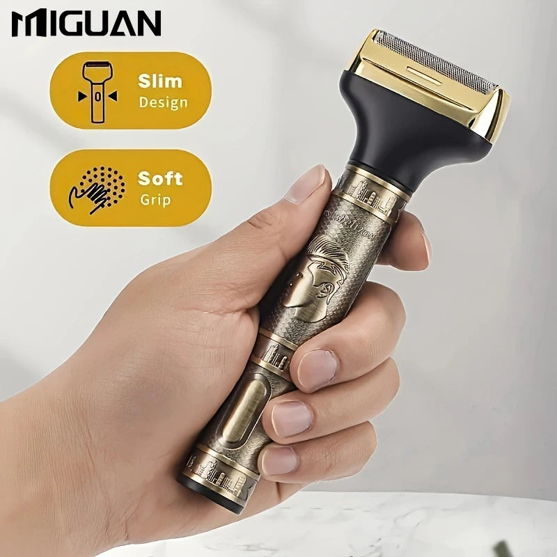 Professional 3-in-1 grooming kit for men: trim, shave, and style with a cordless electric razor