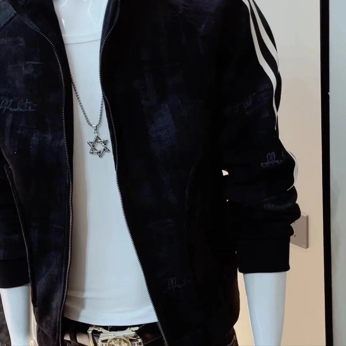 Veste de marque à la mode pour hommes, nouveau modèle rétro décontracté à manches longues, Niche belle