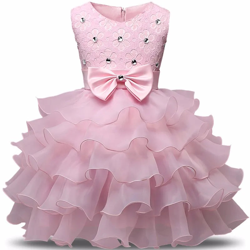 Robe de demoiselle d'honneur pour mariage, tenues d'anniversaire pour bébés filles de 2 à 8 ans, robes de première Communion pour enfants, vêtements de fête pour enfants