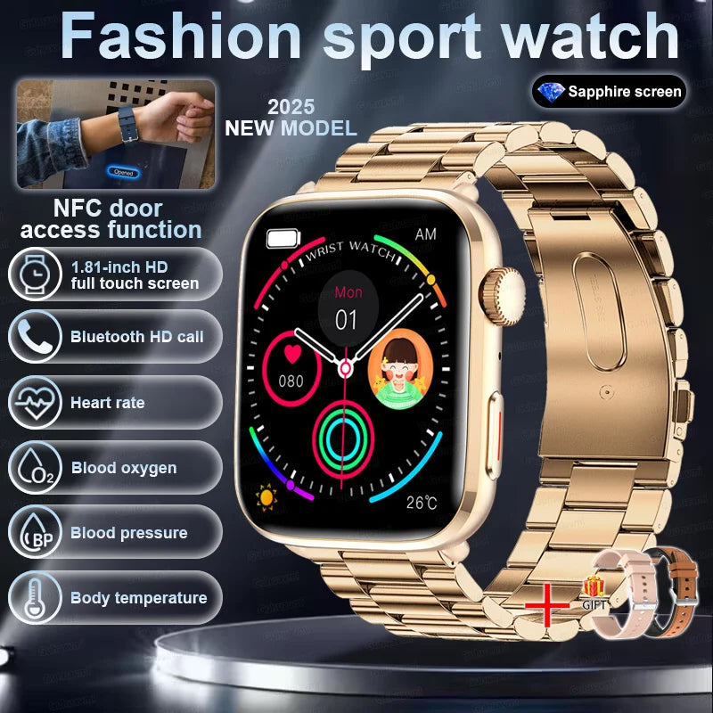 Montre intelligente montre Version mondiale hommes femmes HD AMOLED affichage fréquence cardiaque Bluetooth appel GPS piste étanche sport montres intelligentes