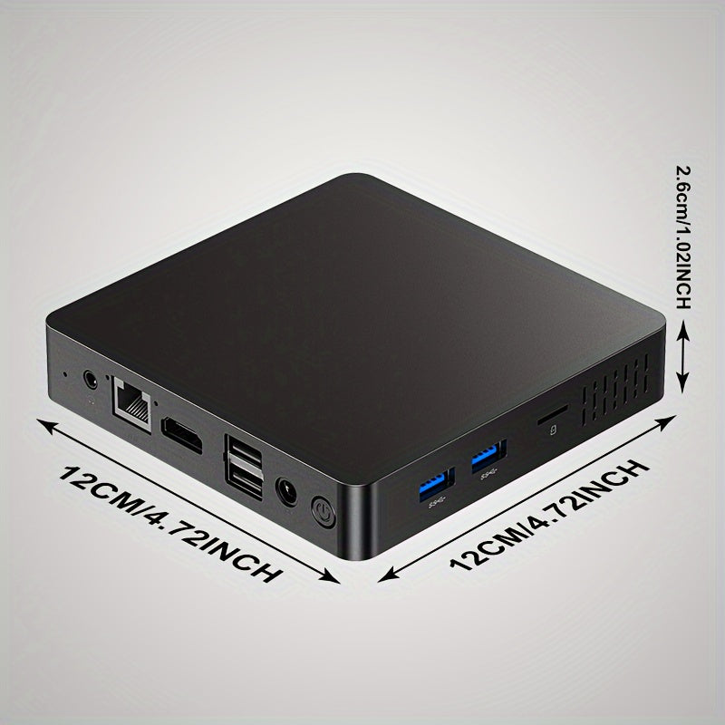 Mini PC CPU Z3735G 1GB RAM 64GB SSD Computer USB2.0 WiFi For Home Office Printers Digital Signage IoT Terminal Educational Mini Computer