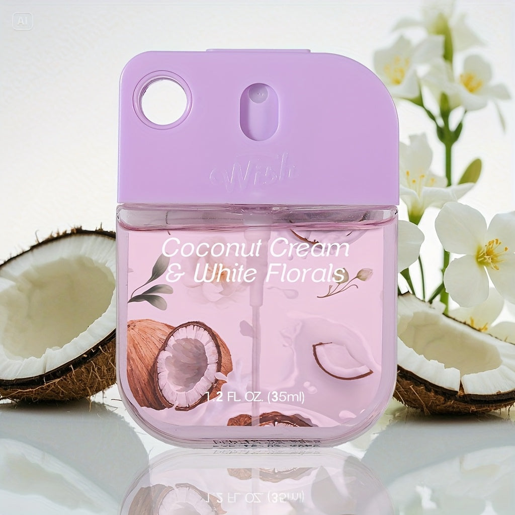 Portable Aloe Vera Power Mist Hand Fragrance Spray, Hydrating Mini Perfume, Fresh Fruity Scent That Leaves Hands Cleaning, Hydrated, And Delicately Scented. No-Rinse, Travel Size for All Ages - Ideal for Outdoor Activities, H