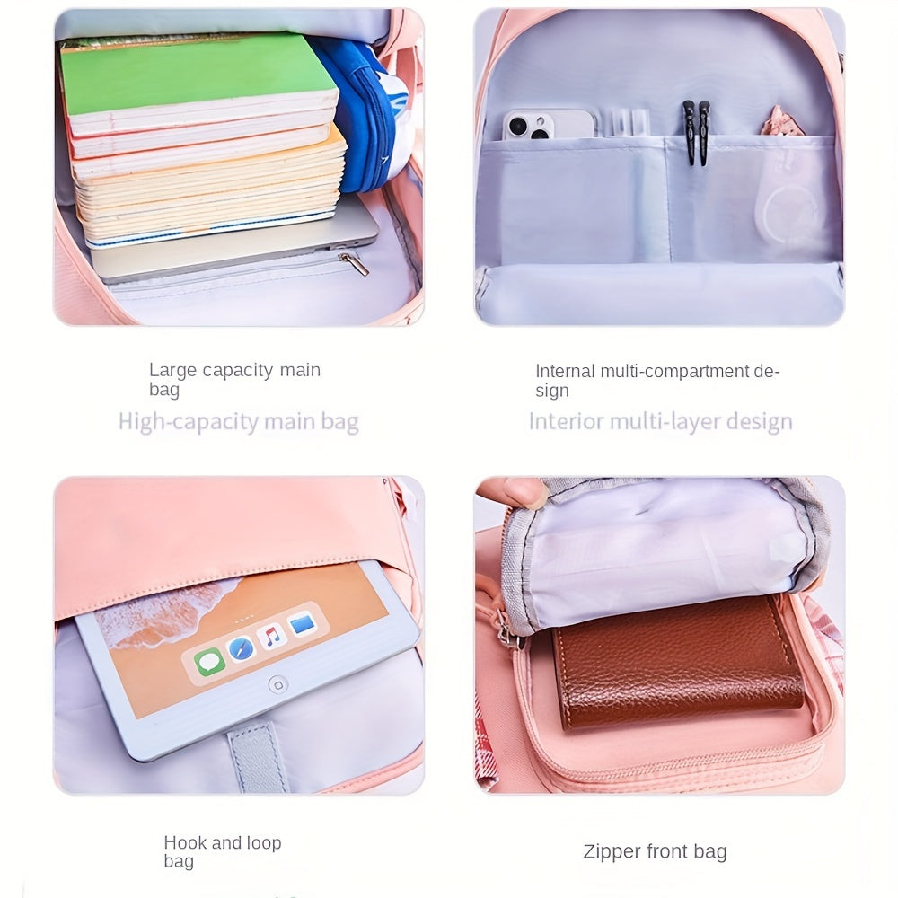 Girls Backpack for Girls Cute School Backpacks for Girls Kindergarten Elementary Preschool Middle Kids School Bag