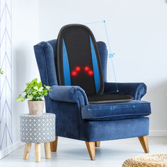 Comfier Shiatsu Back Massager With Heat, Massage Seat Cushion For Full Back, Electric Body Massager For Home Or Office Seat Use, Father'S Day And Mother'S Day Gift, Perfect Birthday Gift For Men And Women