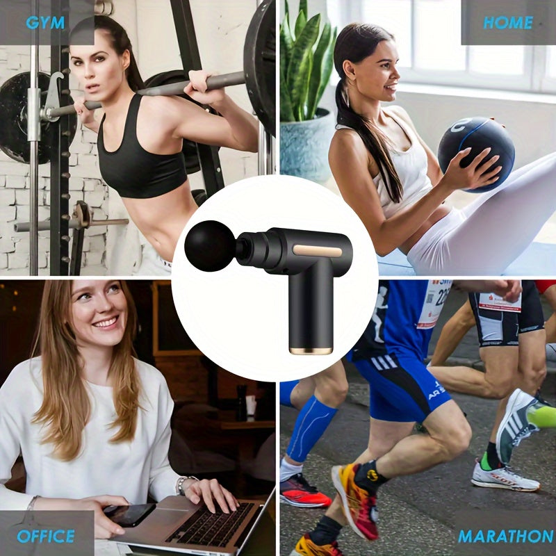 RelaxPro Massage Gun - Deep Tissue Muscle Relaxer, Electric Body Massager for Fitness, Portable and Easy to Use for Muscle Relaxation and Body Recovery