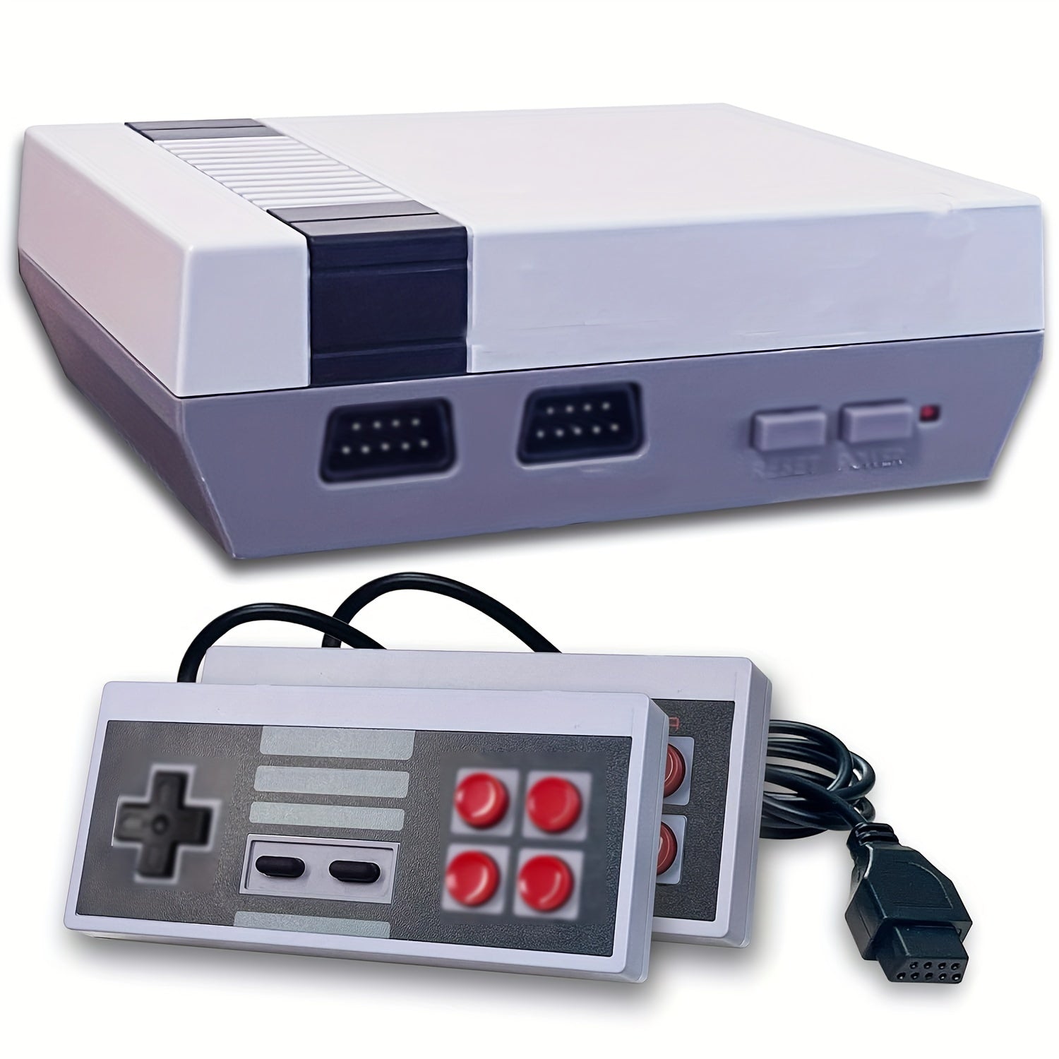 Best Home Gift Wired Mini Two-Player Entertainment System, Evoking Fond Memories - Red And White Design. Enjoy A Joyful Holiday With Your Family.